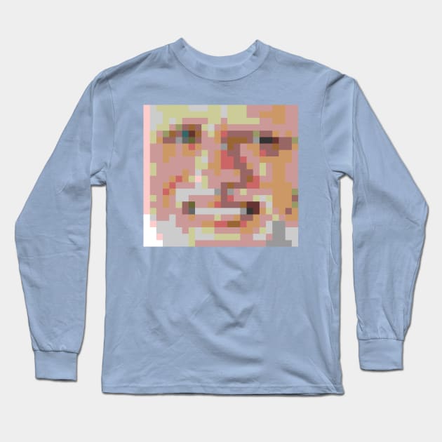 Hide The Pain Harold - Pixelart Tribute Design Long Sleeve T-Shirt by DankFutura